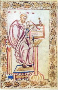 Guy d'Arezzo, professeur de chant